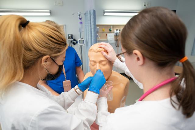 Nursing Simulation Lab Students