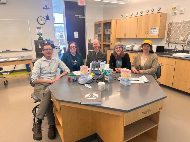 STEM-ACT group photo of five faculty 